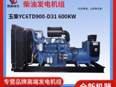 600KW玉柴YC6TD900-D3